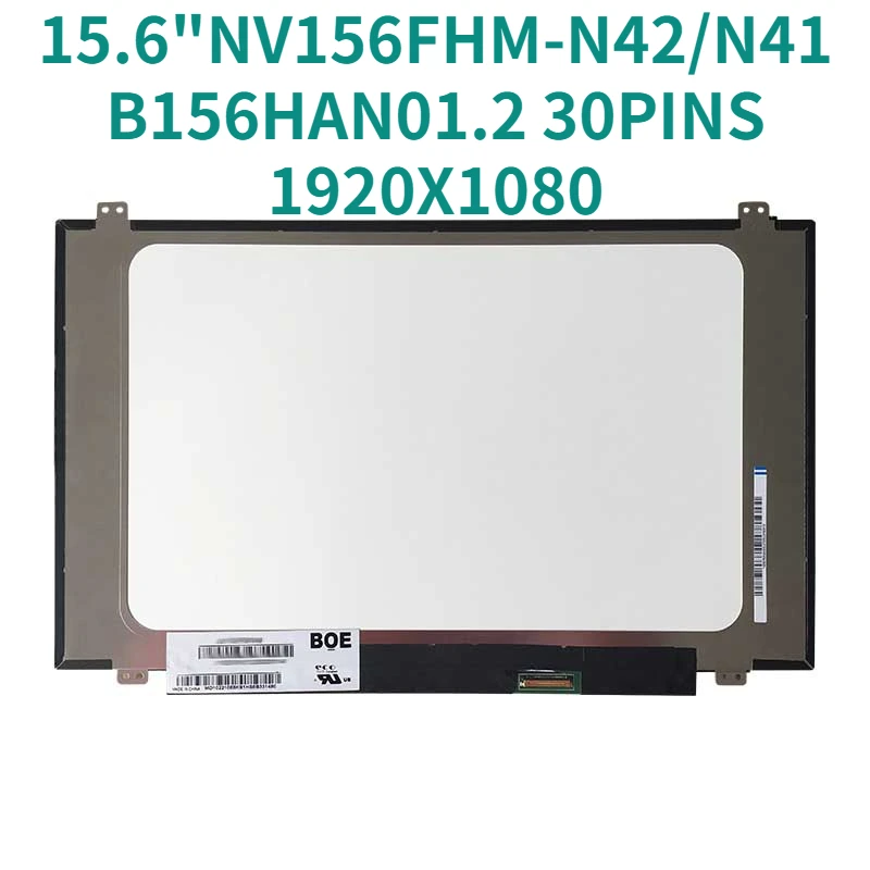 

15,6-дюймовый IPS ЖК-матричный экран NV156FHM-N42/N41 LP156WF6 SPL1 LP156WF4-SPB1 LTN156HL01 LTN156HL07 B156HAN01.2 30-контактный 1920X1080