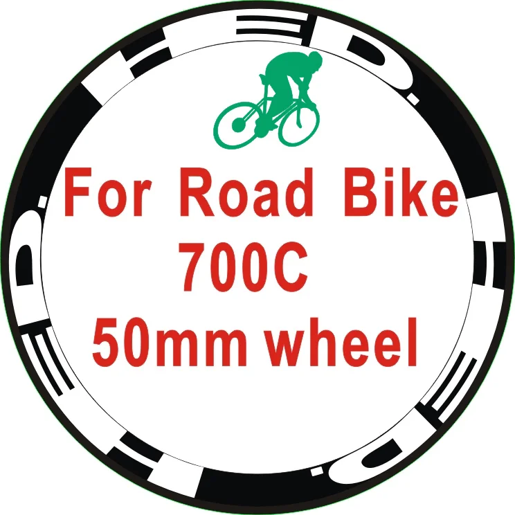 12pics/set HED Wheel Sticker Road Bike 700c Wheel Stickers Wheel Rime ...