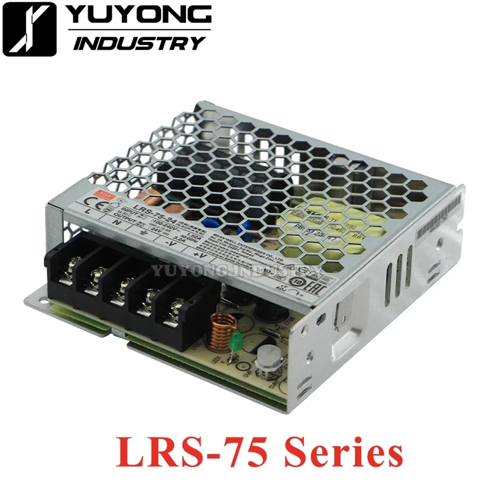 Mean Well LRS-75 Series AC/DC 75W 5V 12V 15V 24V 36V 48V блок питания с одним выходом