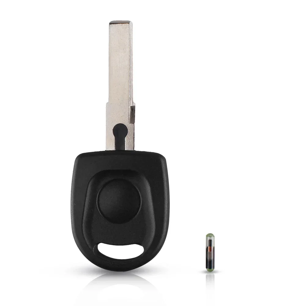 

KEYYOU с режущим сервисом, Автомобильный ключ зажигания, чип транспондера ID48 для VW Volkswagen, SKoda Место для ключа, необрезанное лезвие HU66 Fob
