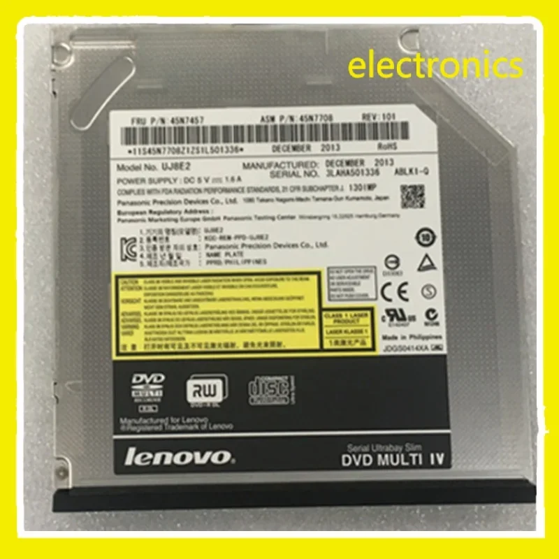 Fr: 45n745 7 DVD-RW Super Multi-горелка для ноутбука Lenovo ThinkPad t430s T420s T410 T400 специальные