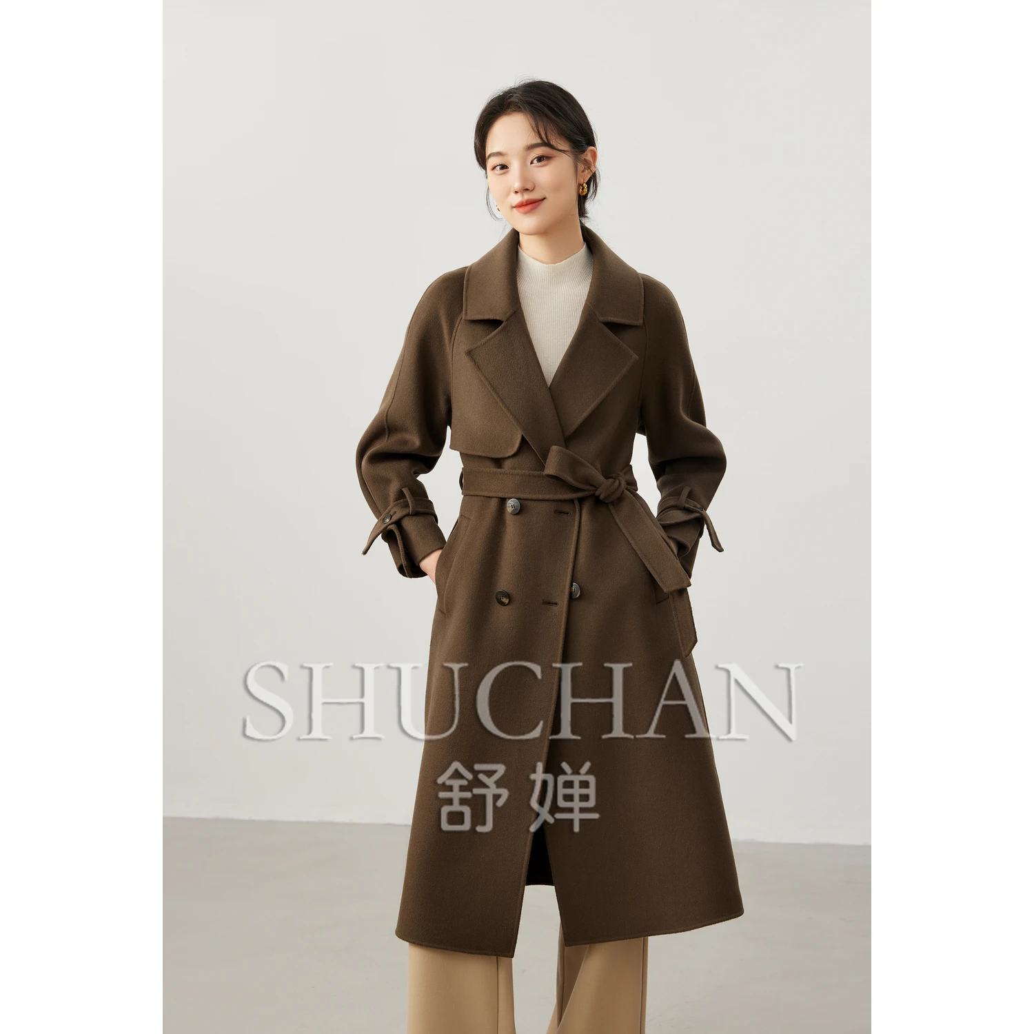 Рисунок 3 - Женское длинное кашемировое пальто