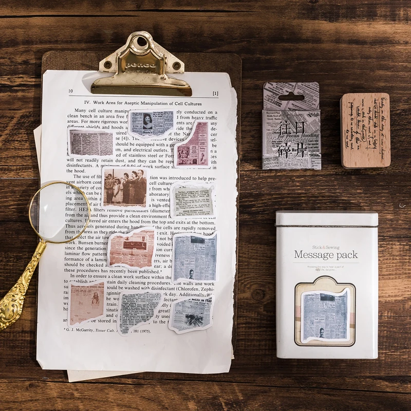 

Наклейки для скрапбукинга в коробке, 46 шт.