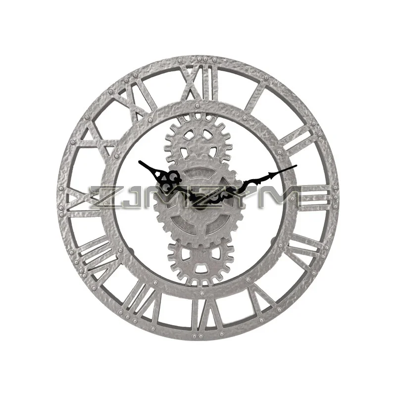 12-дюймовые настенные часы с римскими цифрами водонепроницаемые уличные на