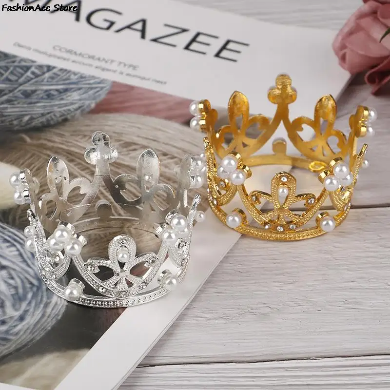 Мини Золотая Корона принцесса искусственные волосы подарок на день Святого