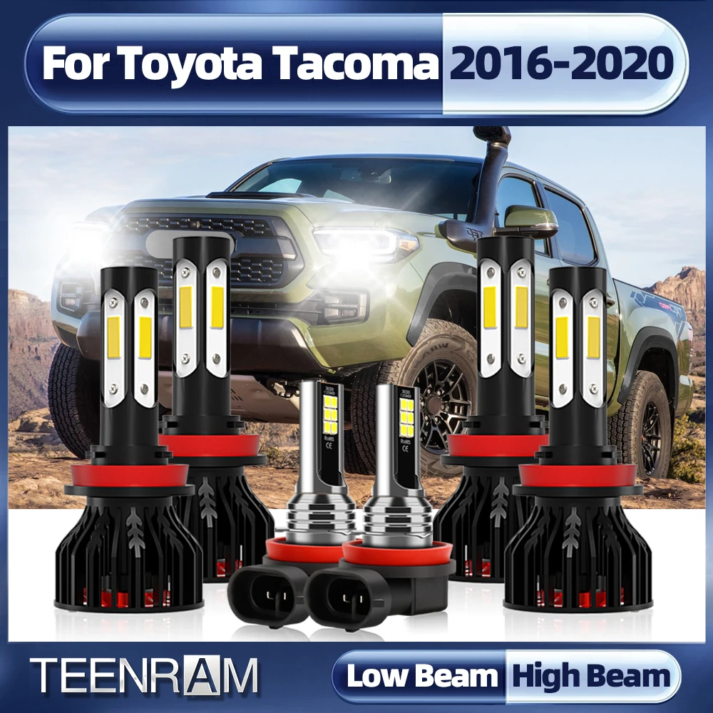 

H11 Canbus LED Headlight Bulb 120W 20000LM 6000K White Car Headlamps Bulbs Car Lights For Toyota Tacoma 2016 2017 2018 2019 2020