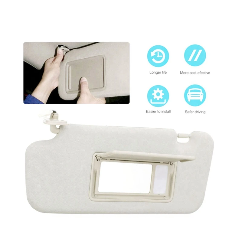 

Sun Visor For Nissan Murano 2009-2014 Driver Side Shade Sunvisor With Mirror