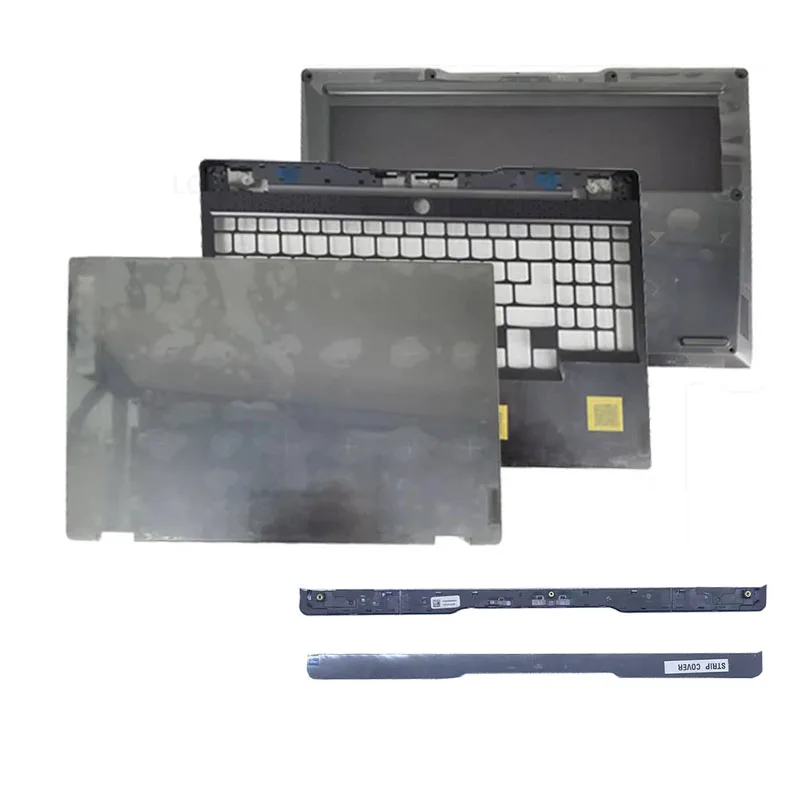 Новинка, чехол для Lenovo R9000X 2021R Legion S7 15ACH6, запасные аксессуары для ноутбука, задняя крышка ЖК-дисплея/Упор для рук/нижняя часть, серый, черный