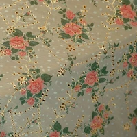 high end embroidery chiffon fabric diy cheongsam garment lace fabric home table cloth decorative fabric diy tissue
