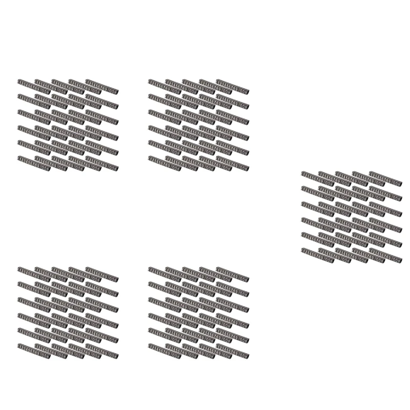 

150Sets Plastic Cubes Price Display Tags Adjustable Number Stand Frame Label Shop