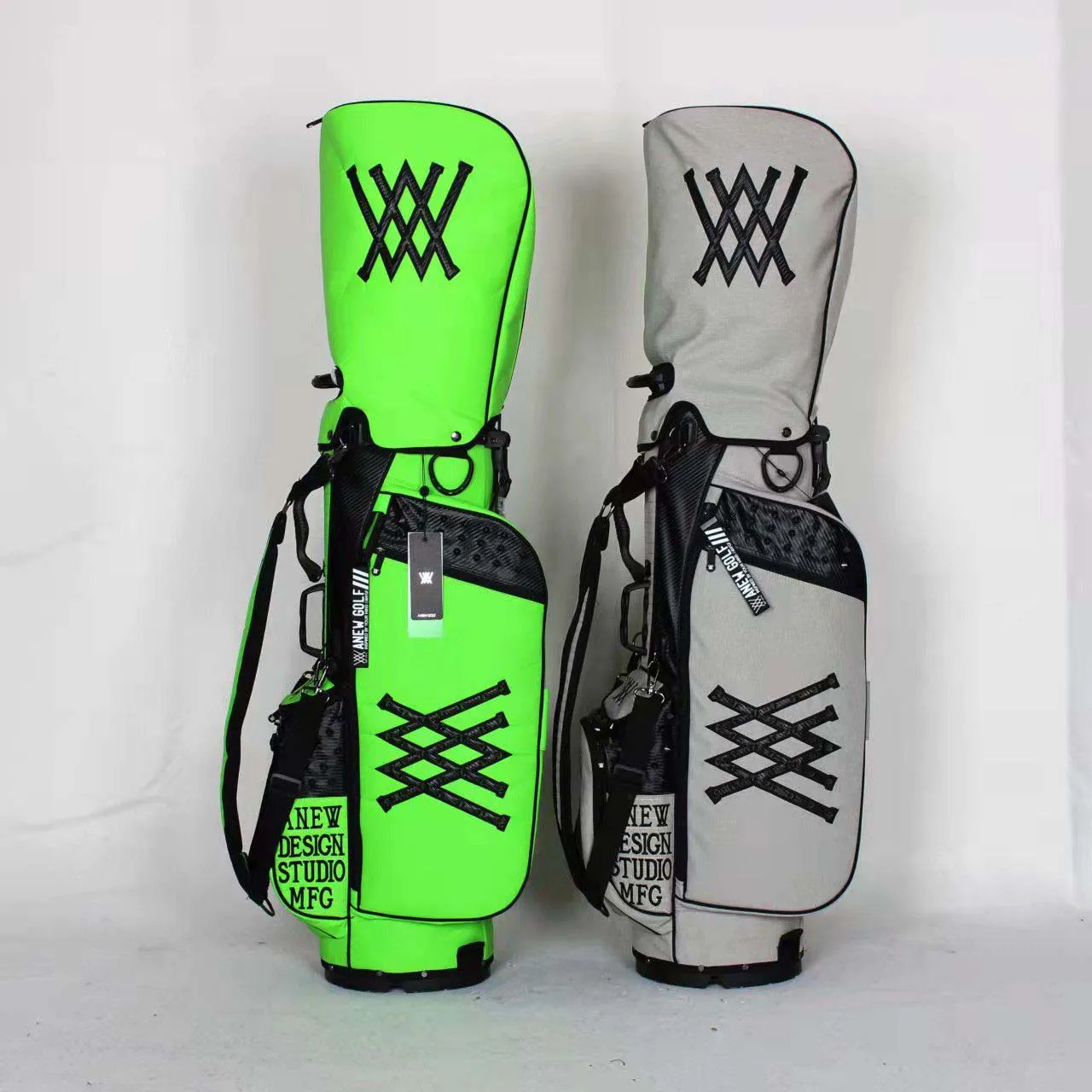 

ANEW Golf Stand Bag Bracket Package Men Green Gray Travel Golf Bag