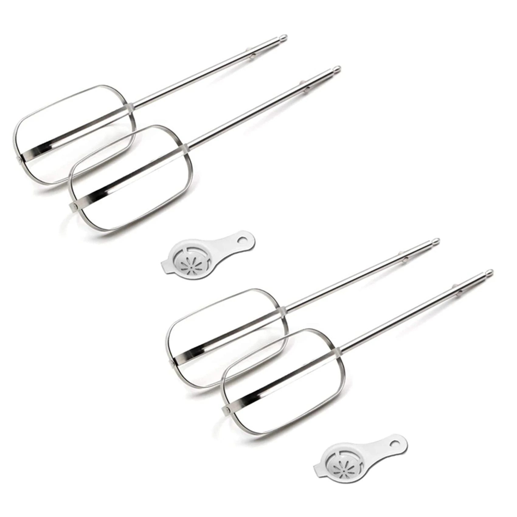 

2X Egg Beater/Beater Whisk for Kenwood HM520/Tefal Handheld Mixer Electric Mixer Replacement Attachment