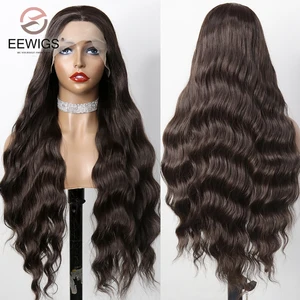 Body Wave Synthetic Black Color 30 Inch 13×4 Transparent Lace Front Wig For Women Prepluck With Baby Hair Drag Queen Daily Body Wave Synthetic Black Color 30 Inch 13×4 Transparent Lace Front Wig For Women Prepluck With Baby Hair Drag Queen Daily