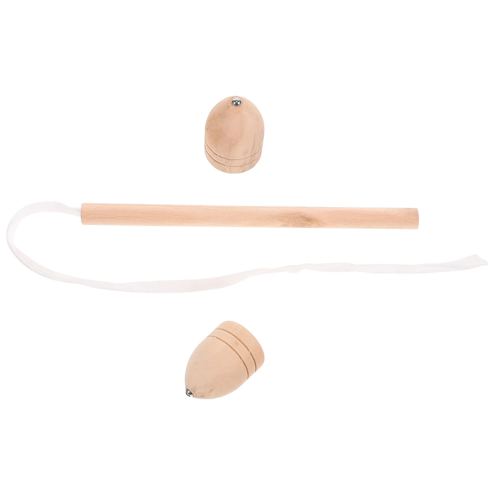 

1 Set Blank Gyro Playthings Kids Gyro Toys Rotating Tops Wood gyro toys Traditional Gyroscopes with Whip