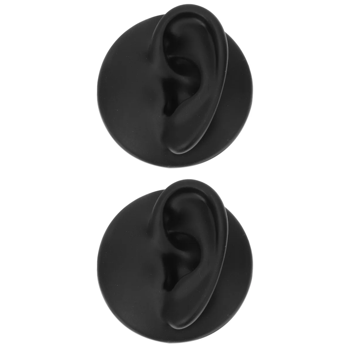 

2 Pack Jewel Earrings Model Display Stand Ear- Facial Features Rack Puncture