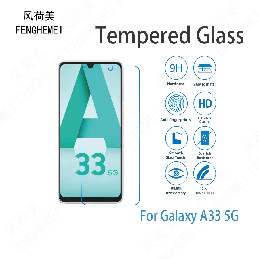 3 шт./партия, защитное закаленное стекло для Samsung Galaxy A33