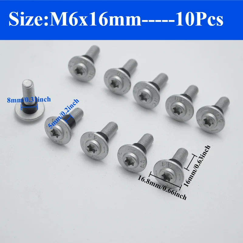

10 шт. M5X16/M5X20/M6X16 винты корпуса мотоцикла для Bmw Ducati Ktm Yamaha Honda Suzuki Kawasaki R1200Gs/S1000Rr/R1200Rt