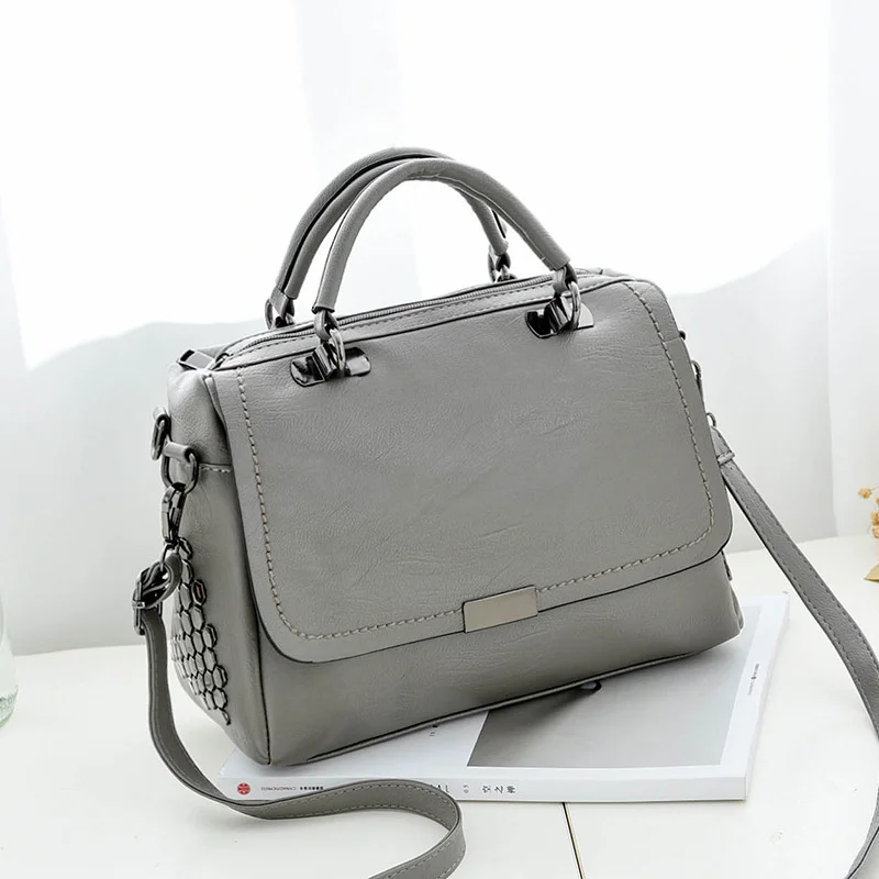 

Famous Brand Pu Leather Shoulder Bags Designer Luxury Handbags High Quality Vintage Casual Tote Bolsa Feminina Luxe