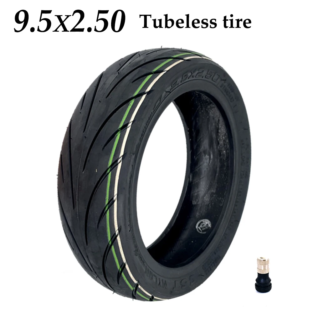 9.5 Inch 9.5x2.50 Tubeless Tire CST Vacuum Tyre with Valve  for Xiaomi M365/1S Series Electric Scooter