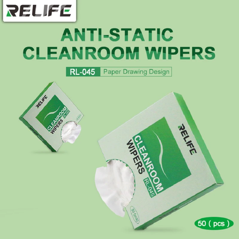 Relife RL-045 Anti-Static Cleanroom Wipers Paper Wipe Cloth for Mobile Phone Screen Cleaning Wiper Clean Tool |