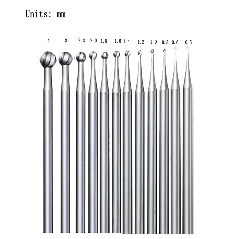 Фреза для изготовления ювелирных изделий с круглым хвостовиком диаметром 3/32