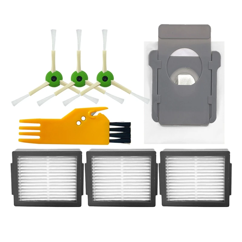 

Hepa Filter Side Brush Dust Bags For Irobot Roomba I7 E5 E6 E&I Series Vacuum Cleaner Replacement Accessories