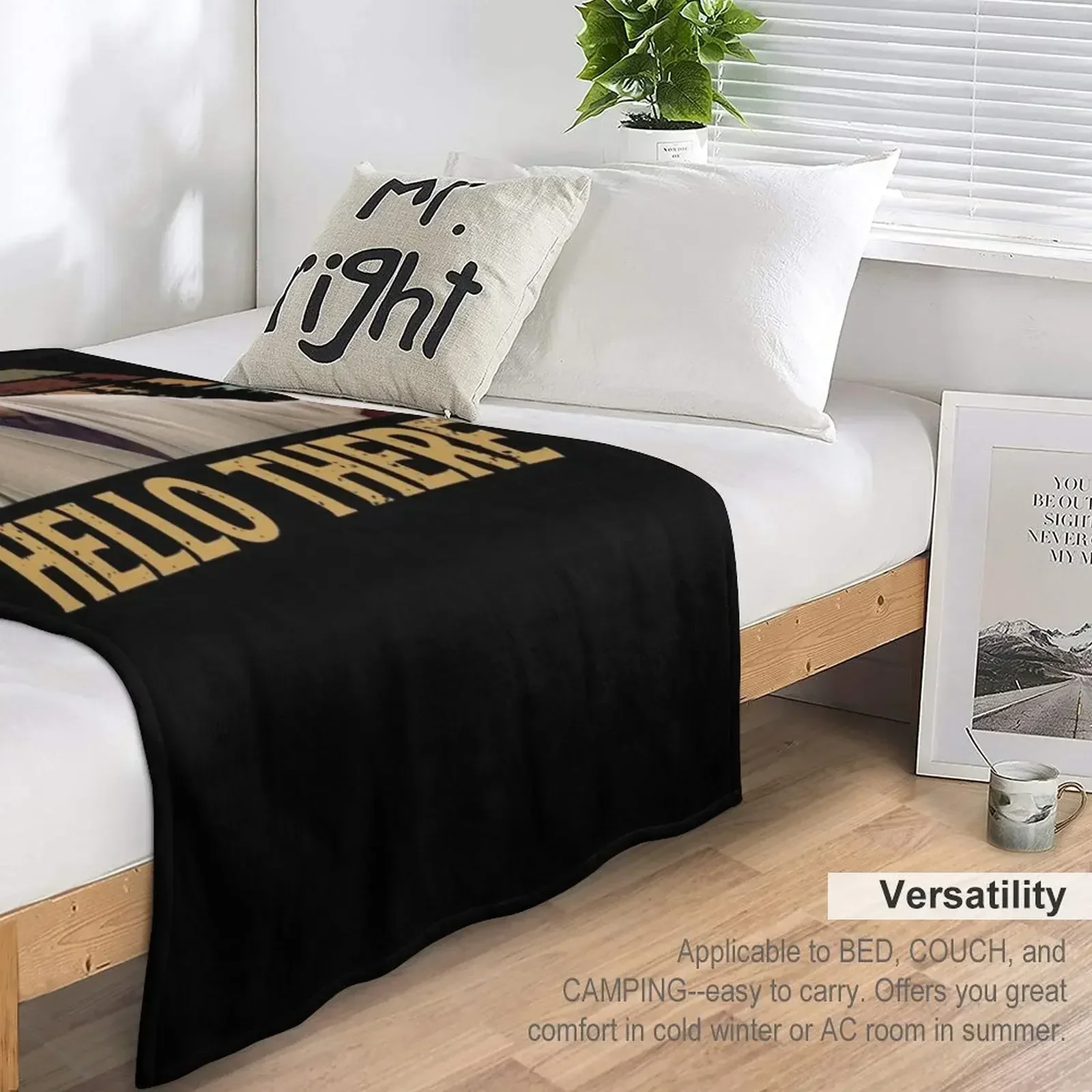 Винтажное одеяло Hello There St 69 W Grupo Obi Wan D диван индивидуальный подарок теплые зимние