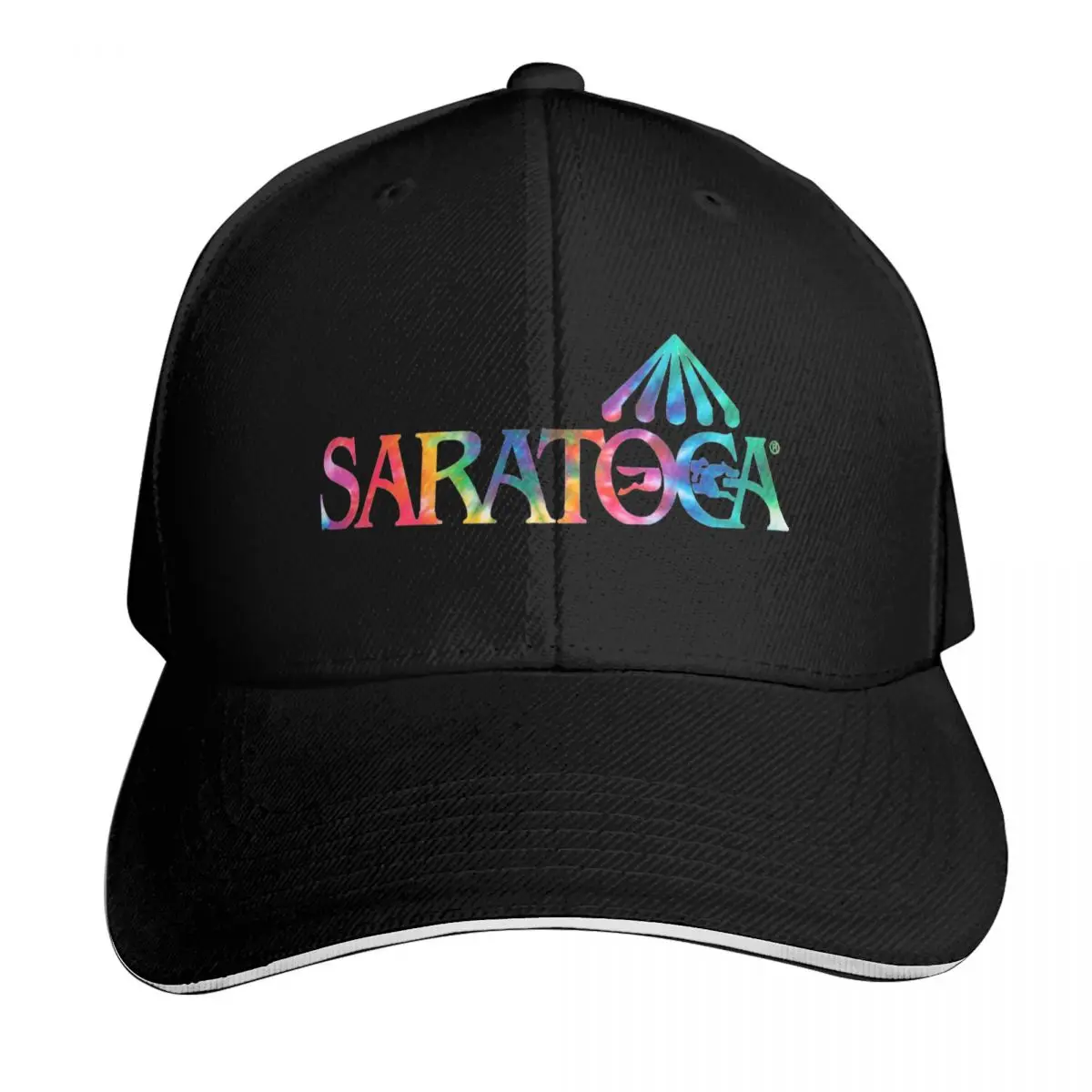 Фото Бейсболка Saratoga Springs Race Track, новая, черная, унисекс, для защиты от солнца №1