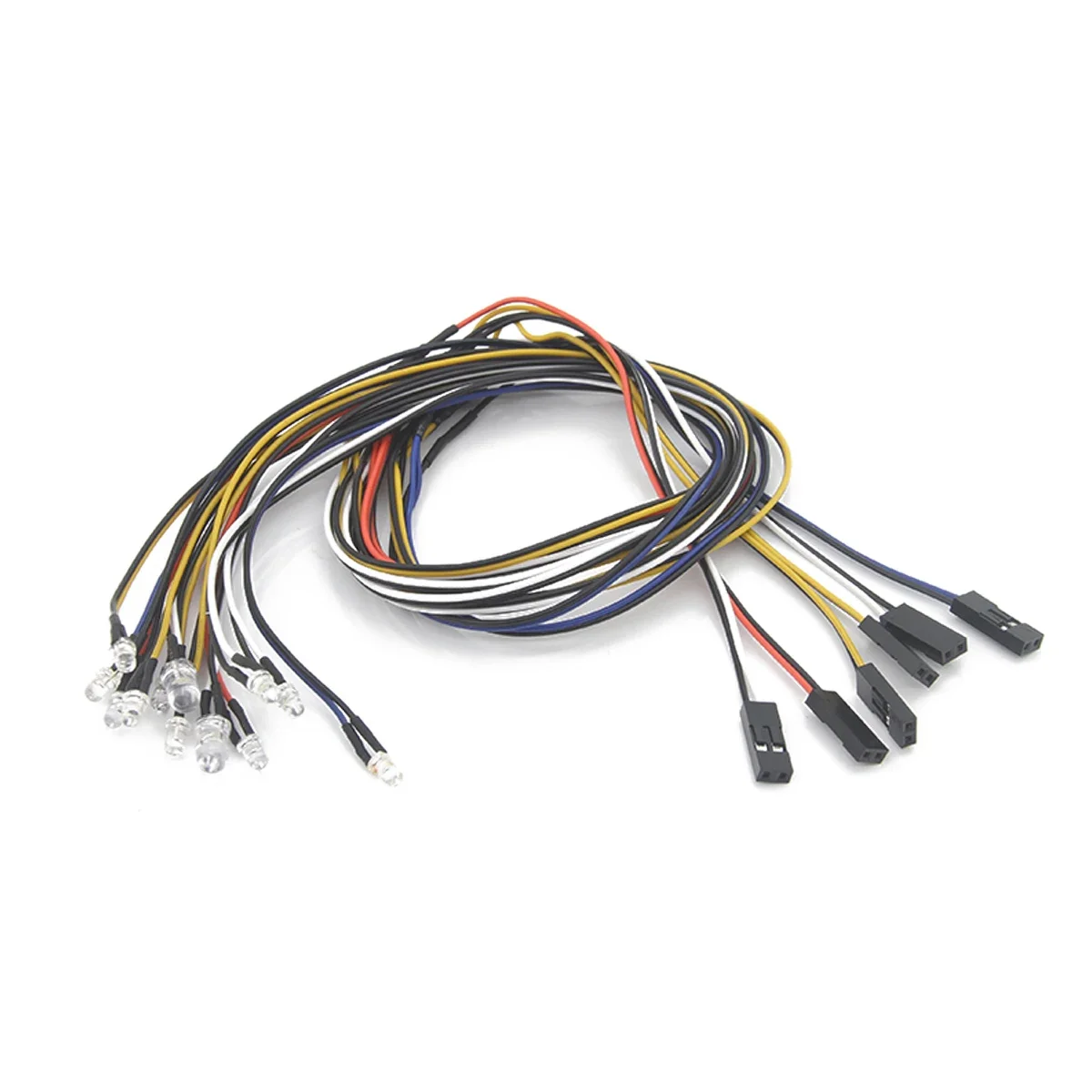 HOTRC F-01A F-01AT 8-канальный 2 4 ГГц гироскопический приемник 12 светодиодов лампа