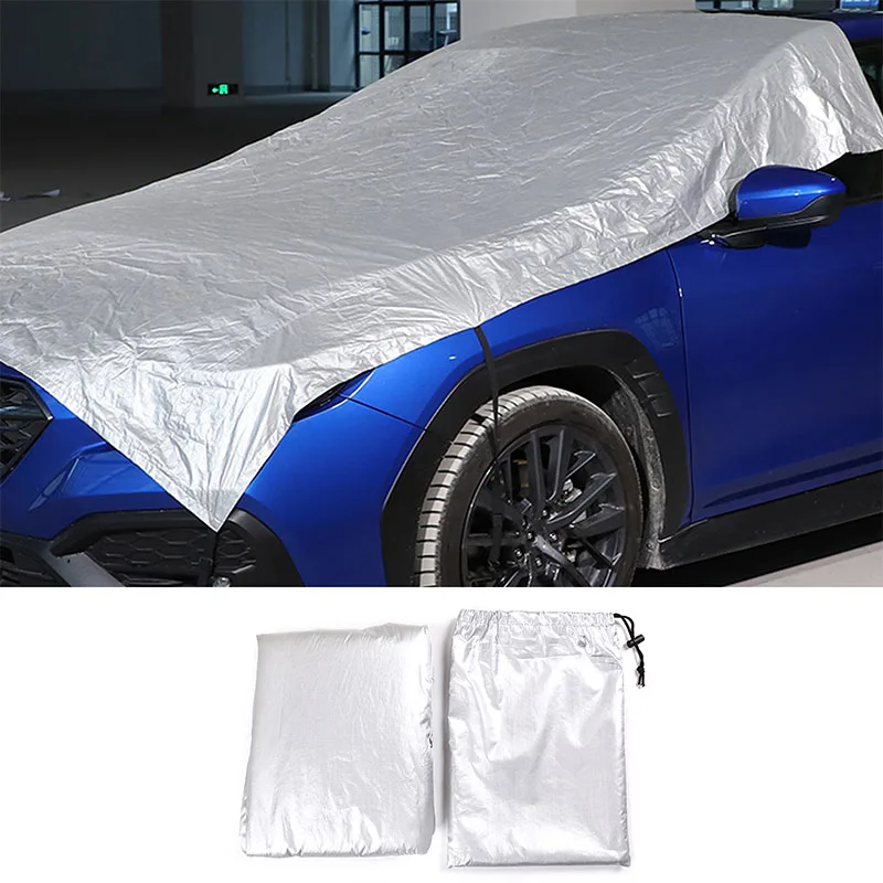 

Тафта Серебристая из полиэстера для Subaru WRX 2021-2023, защита от снега и солнца
