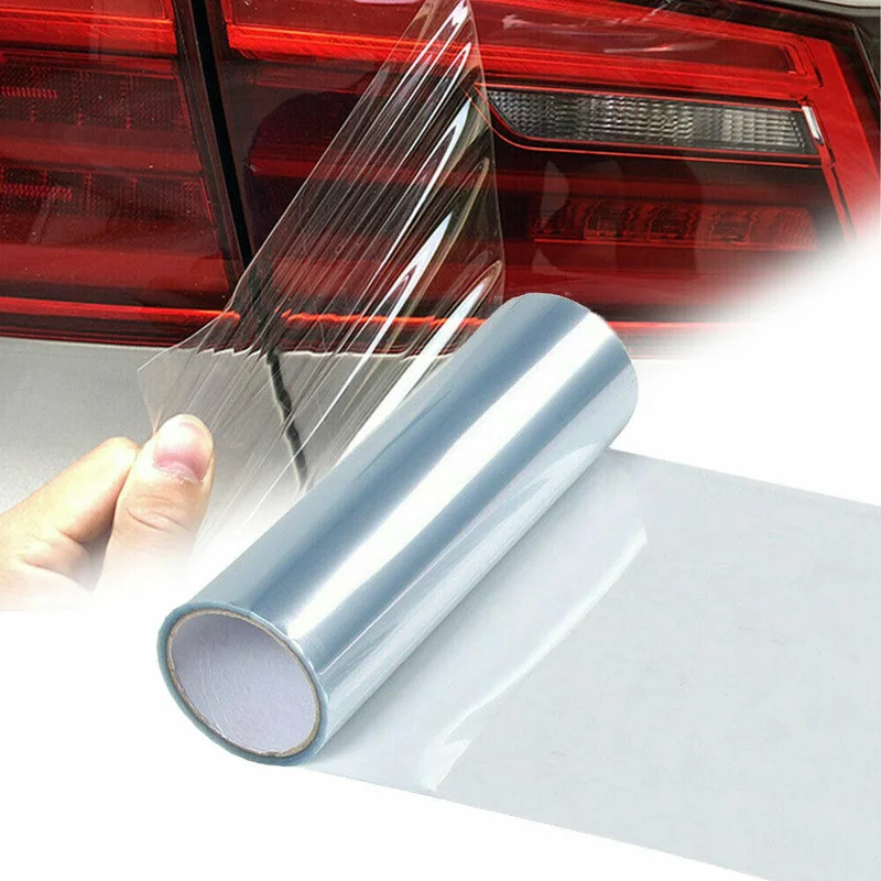 

Glossy Clear Tint Protective Film Car Motorcycle SUV Headlight Tail Light Bumper Flexible Decor Sticker Exterior Parts Universal
