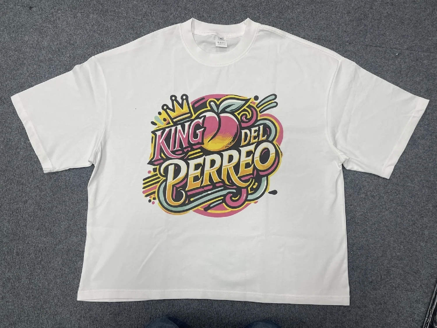 DTG печать логотипа DTF футболка на заказ Boxy 100% хлопок дизайн вашего бренда Мужская