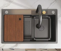 Большая раковина с выдвижным краном#3