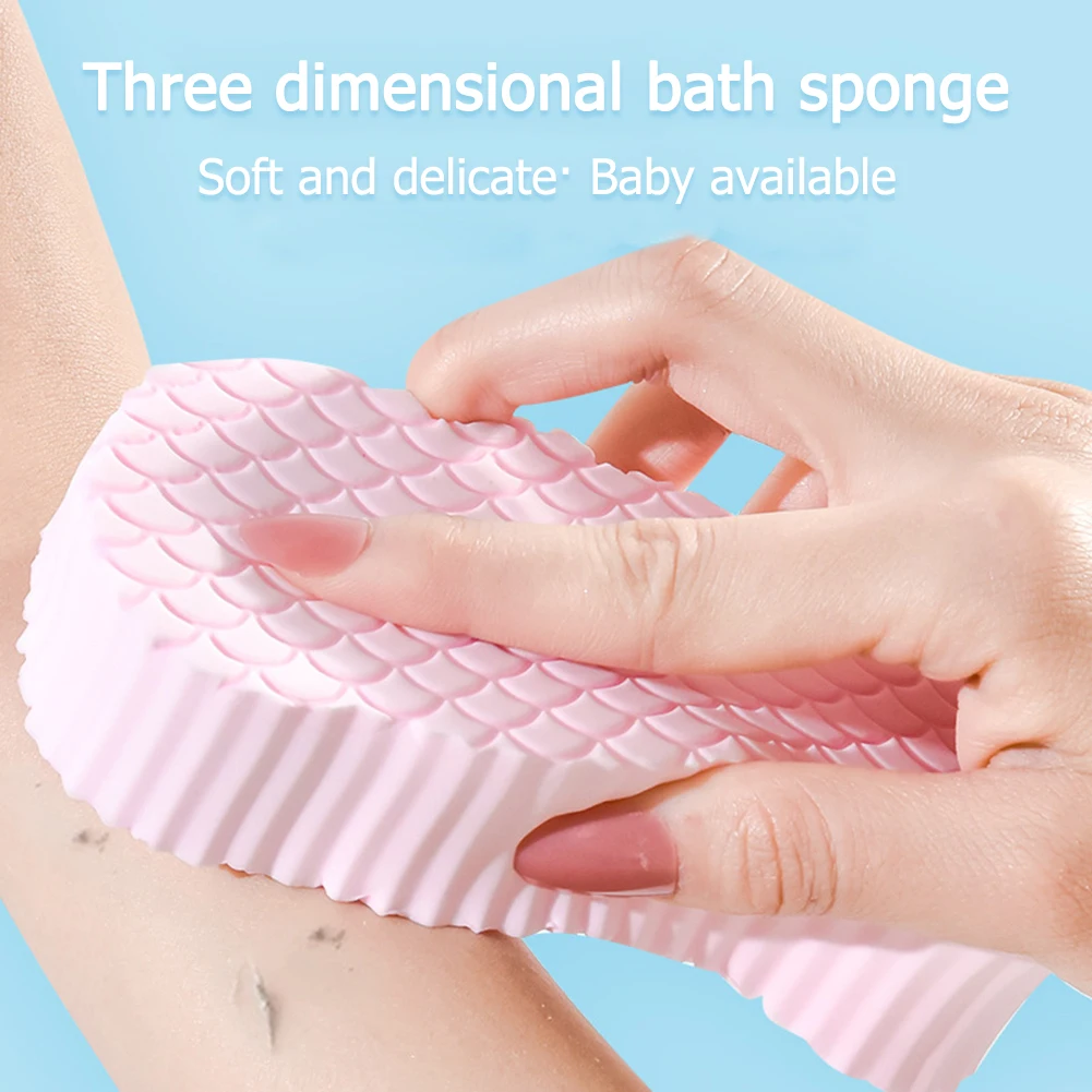 

Super Soft Exfoliating Bath Sponge Body Scrubber Exfoliating Massager Cleaning Shower Brush Exfoliating Massager Tools