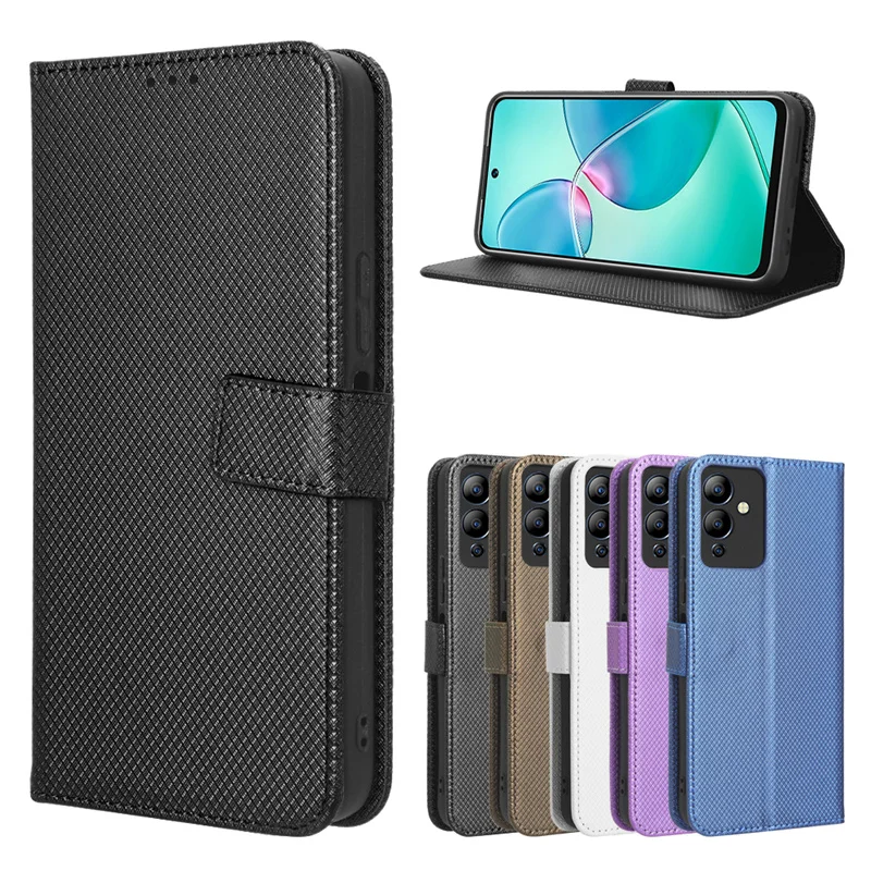 

For Infinix Note 12 i/X6819 Case Fashion Multicolor Magnetic Closure Leather Flip Case Cover with Card Holder Infinix Note12 G96