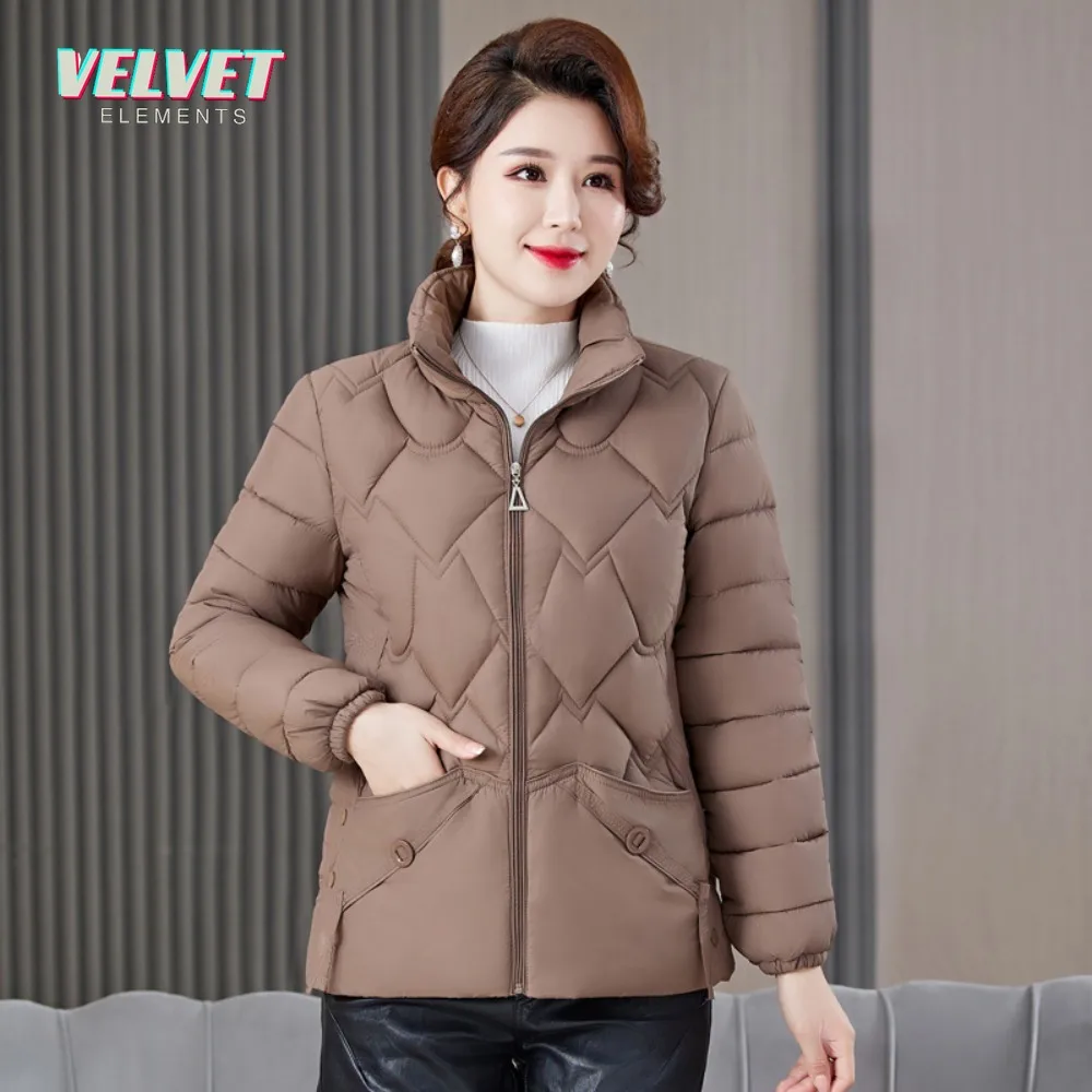 

V&E 2023 Winter Warm Women's Cold Coat Winter Jackets for Women Thermal Parkas Woman Promotion Winter Coat Female Outerwear