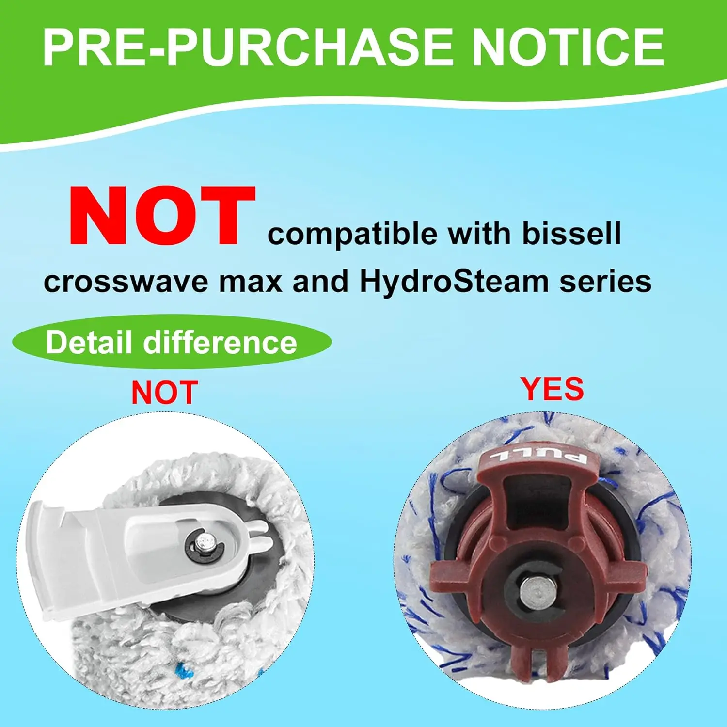 HEPA-фильтр Совместимый С Bissell Crosswave 1866 1868 1974 Вакуумный Аксессуар