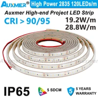 high power 2835 120ledsm led strip lightscri9590ip65 waterproof led tape 19 2wm 28 8wm5mreel red green blue yellow amber
