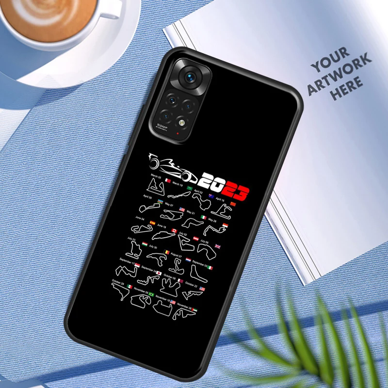 Чехол с гоночным автомобилем Формула 1 для Xiaomi Redmi Note 10 Pro чехол 11 10A 10C 9 8T 9S 10S 9T 9A 9C