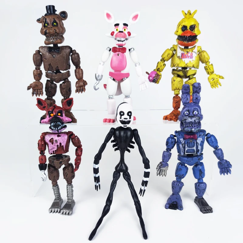 5-6 шт./компл. пять ночей у Фредди FNAF фигурки героев нарушения безопасности Бонни