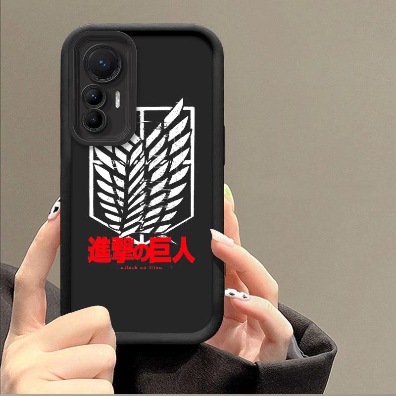 Логотип атака на Титанов для Xiao POCO 12T 11 F2 F3GT F4 F5 X X4 X5 M3 14 Pro GT 4G фотовспышка