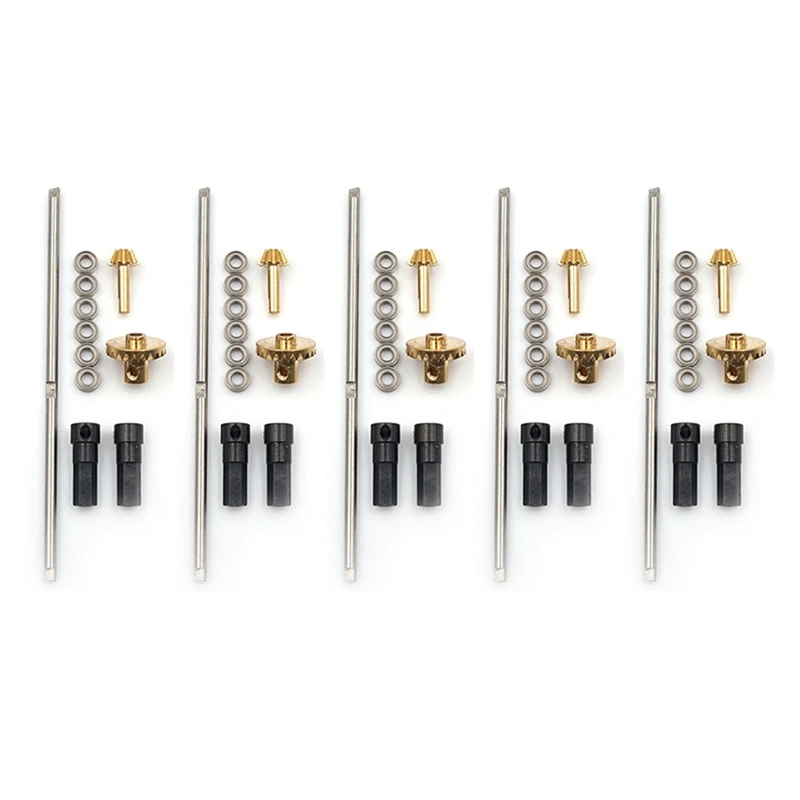 

5X для WPL B-1 B-14 B24 C14 B-24 1/16, обновленная деталь для грузовика, радиоуправляемого автомобиля, задняя ось, полный металлический комплект