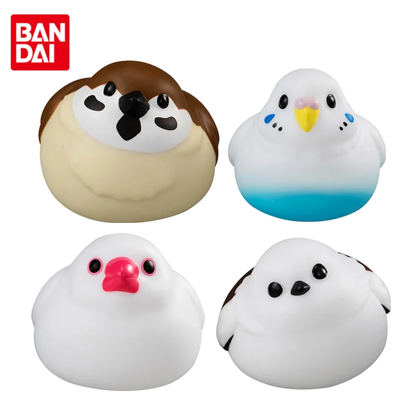 

Bandai оригинальный Gashapon милые птицы psittaciобразная белая Java Sparrow Kawaii аниме Action фигурки модели кукол игрушки для детей Подарки