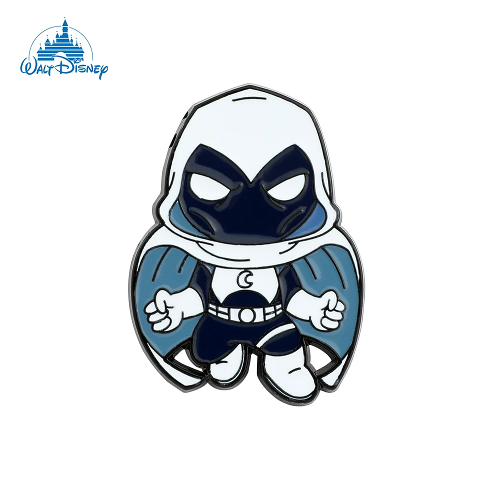 

Disney Avengers Superhero Moon Knight Lapel Pin Marvel Metal Enamel Badge For Backpack Fashion Brooch Accessories For Friends