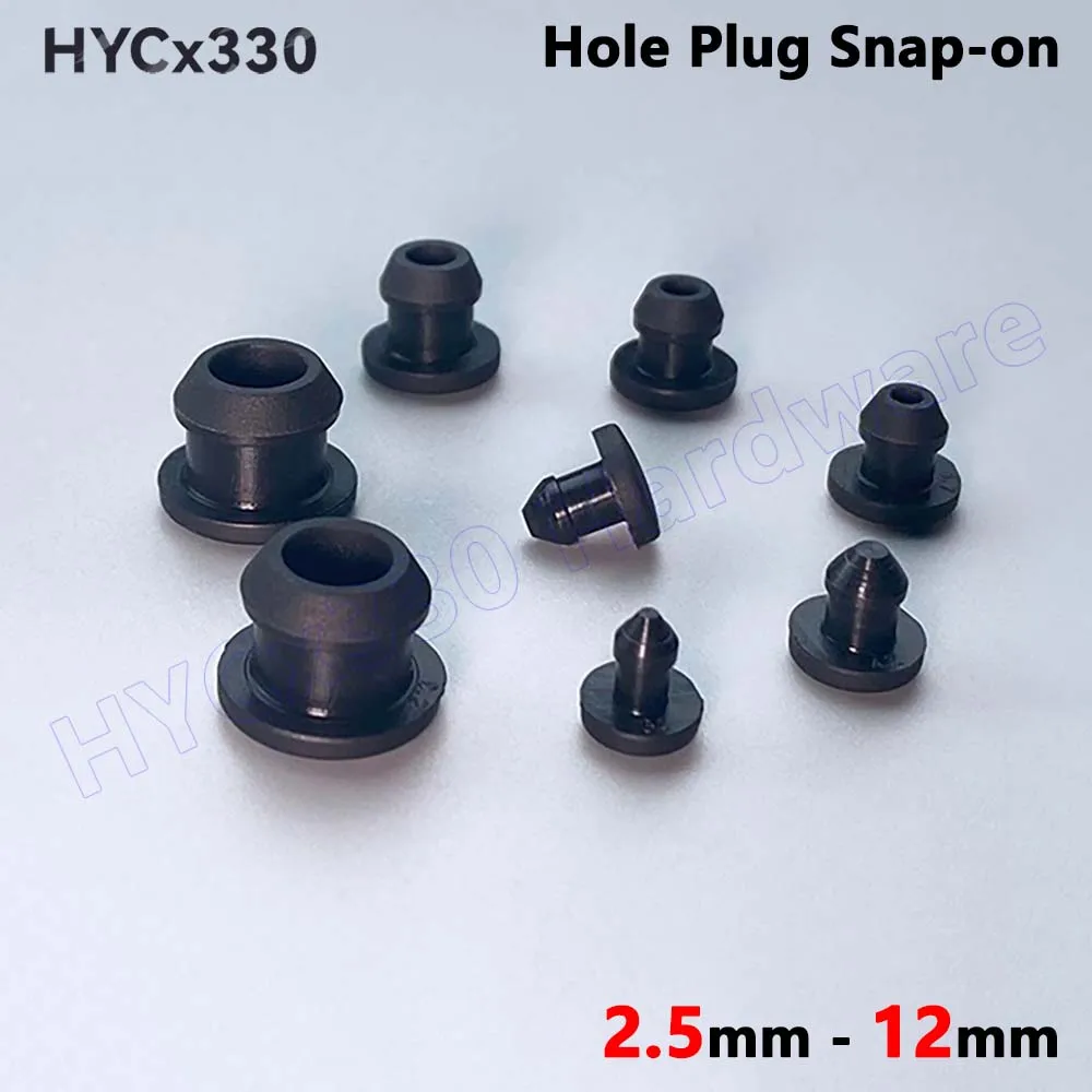 

Заглушки для отверстий из силиконовой резины, 10 шт., заглушки, Т-образные прокладки, заглушки, черные заглушки, 2,5, 3, 3,5, 4, 4,5-12 мм