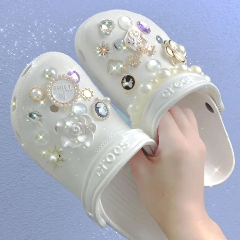 

Elegant Croc Charms Bundle Luxury Jewelry Designer Decoration Vintage Adornment Clogs Sandals