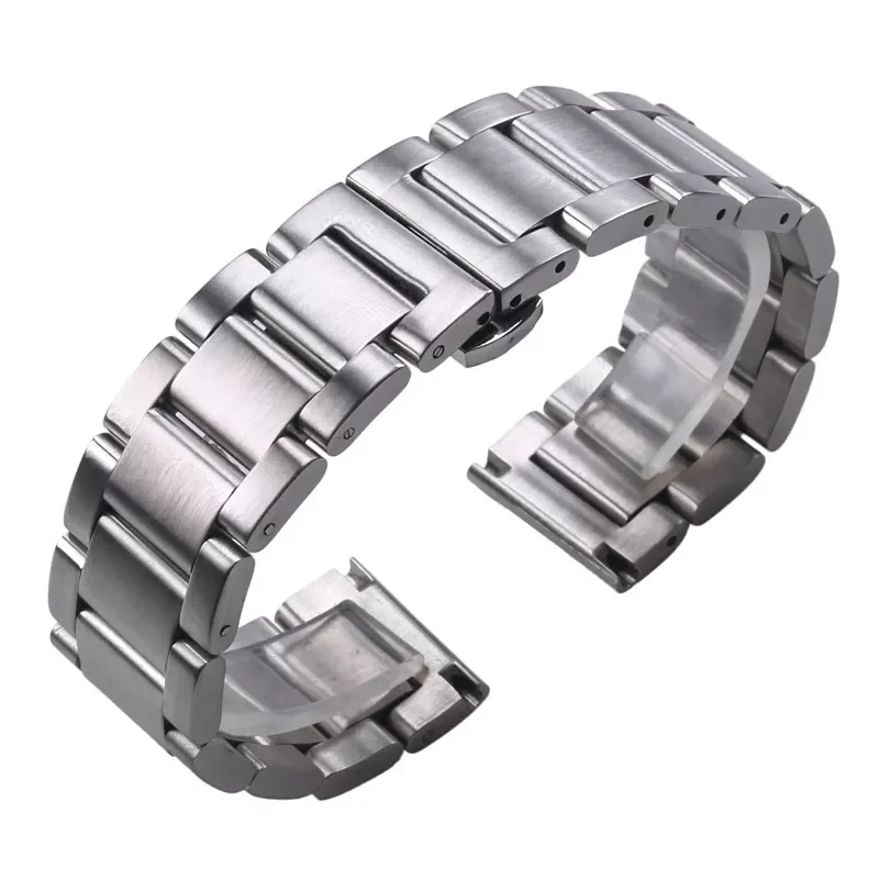 316L Stainless Steel Watchbands Silver 18mm 20mm 21mm 22mm 23mm 24mm Metal Watch Band Strap Wrist Watches Bracelet
