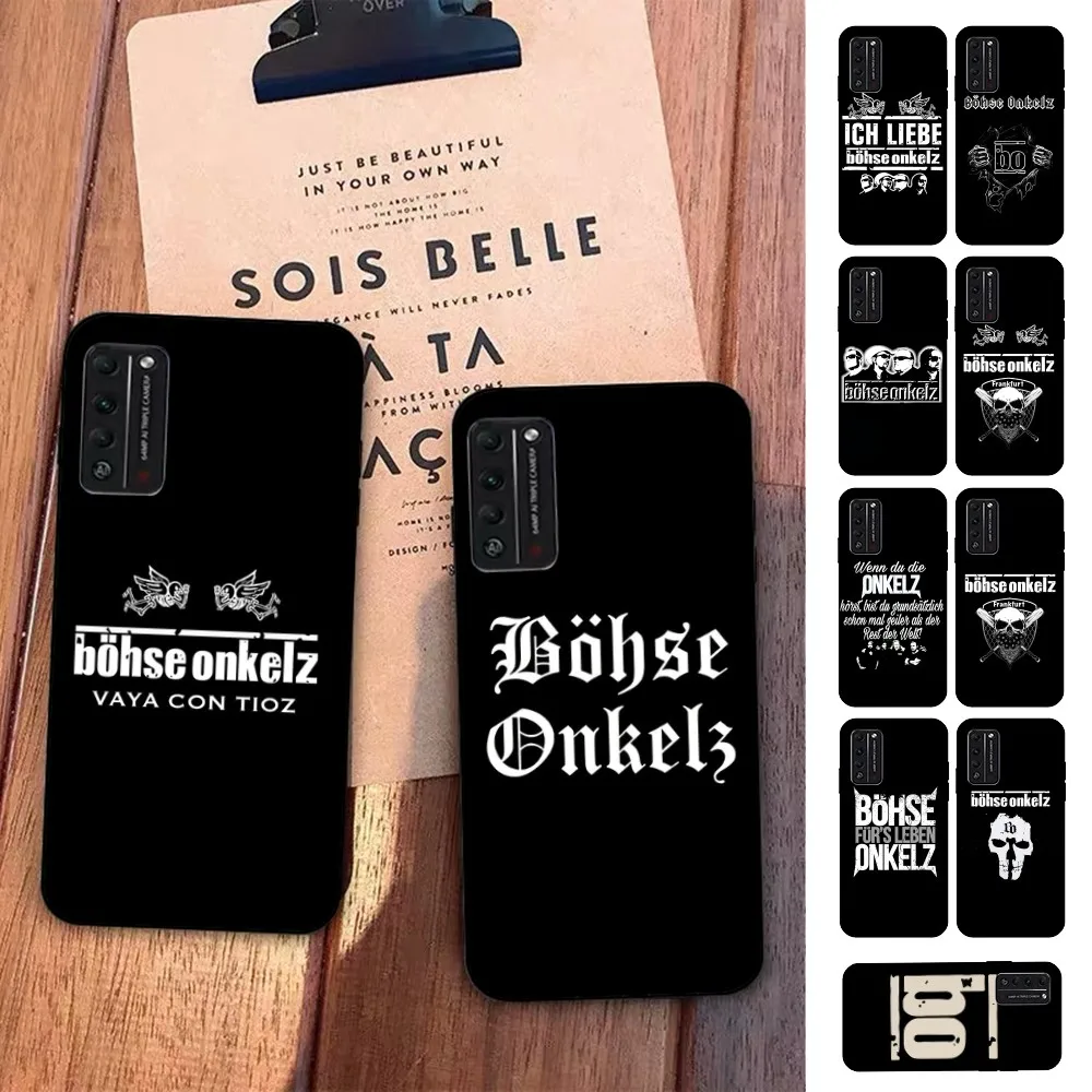 B-Bohse O-Onkelz Band Phone Case For Huawei Honor 10 lite 9 20 7A 9X 30 50 60 70 pro plus Soft Silicone Cover