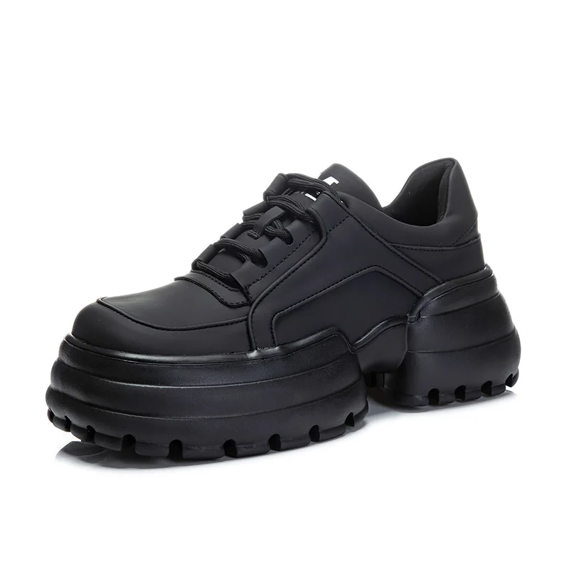 AIYUQI Women's Sneakers Genuine Leather 2023 Spring New Platform Women's Casual Shoes Lace-up Fashion Trend Ladies Shoes