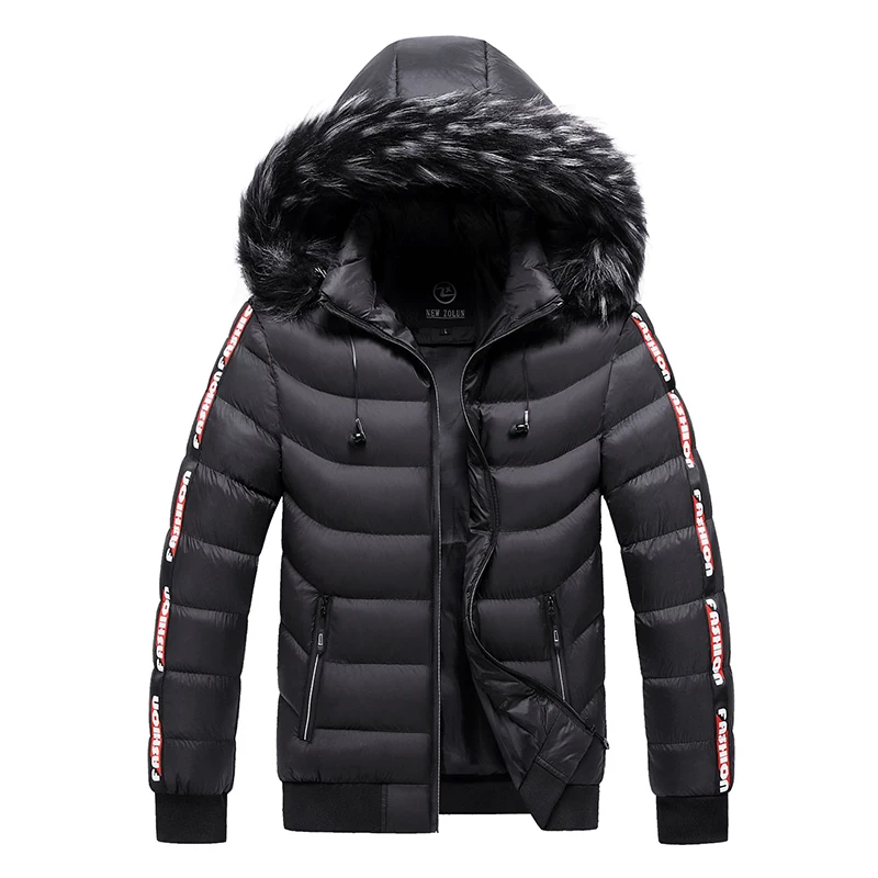 Winter Jacket Men Fur Collar Warm Thick 2021 Parka Male Outerwear Thermal Wool Liner Down Jacket Coats Fleece Hooded Snow Parka